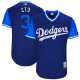 Men's Los Angeles Dodgers #3 Chris Taylor CT3 Majestic Royal 2017 Players Weekend Jersey