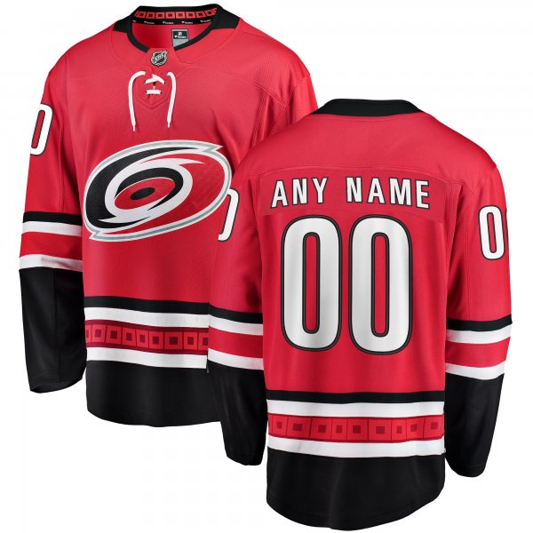 Men's Carolina Hurricanes Fanatics Red Alternate Breakaway Custom Jersey