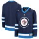 Youth Winnipeg Jets Fanatics Blue Home Replica Blank Jersey