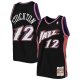 Men's Utah Jazz John Stockton Mitchell & Ness Black 1998/99 Hardwood Classics Swingman Jersey