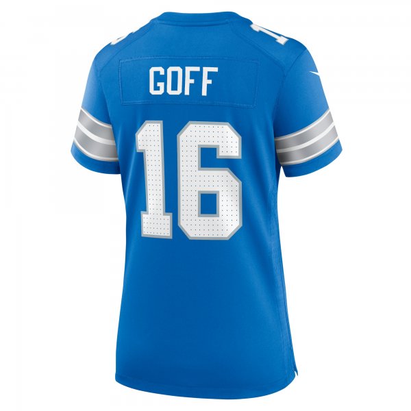 Women's Detroit Lions Jared Goff Nike Blue Game Jersey