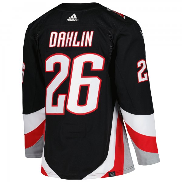 Men's Buffalo Sabres Rasmus Dahlin adidas Black Alternate Primegreen Player Jersey