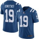 Men's Nike Indianapolis Colts #19 Johnny Unitas Royal Blue Stitched NFL Limited New Color Rush Jersey