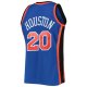 Men's New York Knicks Allan Houston Mitchell & Ness Blue Hardwood Classics Swingman Jersey