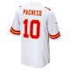 Men's Kansas City Chiefs Isiah Pacheco Nike White Away Game Player Jersey