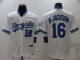 Men's Kansas City Royals #16 Bo Jackson White Cool Base Stitched Jersey