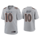 Men's Denver Broncos Jerry Jeudy Gray Atmosphere Fashion Game Jersey