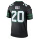 Men's New York Jets Breece Hall Nike Legacy Black Alternate Legend Jersey