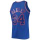 Men's New York Knicks Charles Oakley Mitchell & Ness Blue 1996/97 Hardwood Classics Swingman Jersey