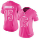 Nike Kansas City Chiefs #15 Patrick Mahomes Pink Women's Stitched NFL Limited Rush Fashion Jersey