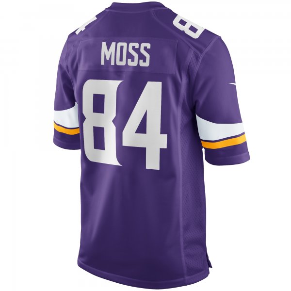 Men's Minnesota Vikings Randy Moss Nike Purple Game Retired Player Jersey