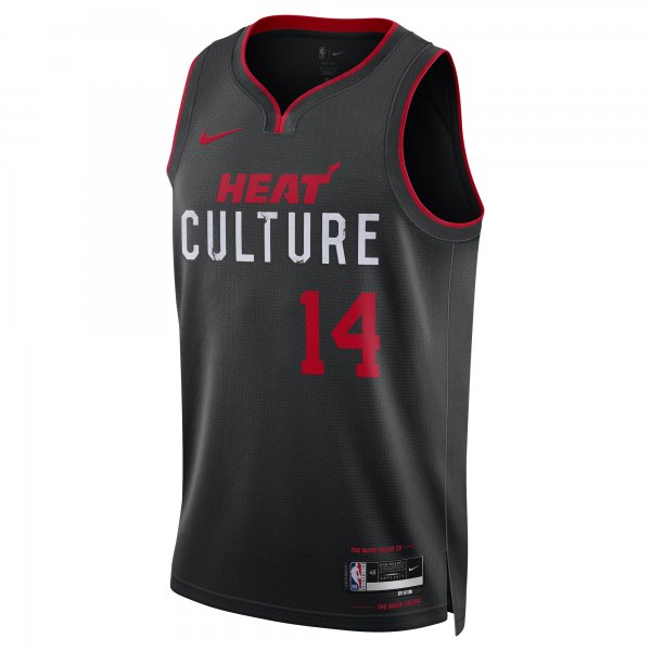 Unisex Miami Heat Tyler Herro Nike Black 2023/24 Swingman Jersey - City Edition