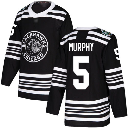 Chicago Blackhawks #5 Connor Murphy Black 2019 Winter Classic Stitched NHL Jersey