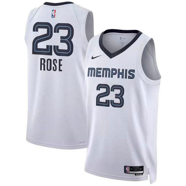 Men's Memphis Grizzlies #23 Derrick Rose 2022/23 Association Edition Basketball NBA Jersey