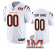 Youth Cincinnati Bengals ACTIVE PLAYER Custom White 2022 Super Bowl LVI Vapor Limited Stitched Jersey