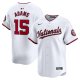 Men's Washington Nationals Riley Adams Nike White Home Limited Player Jersey