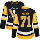 Adidas Pittsburgh Penguins #71 Evgeni Malkin Black Home Women's Stitched NHL Jersey