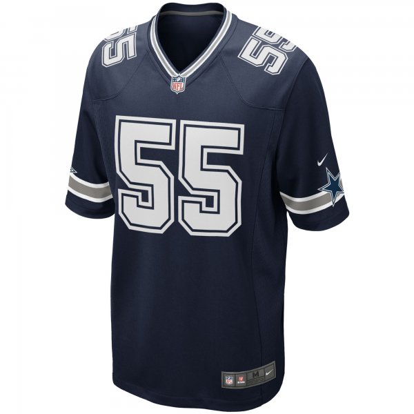 Men's Dallas Cowboys Leighton Vander Esch Nike Navy Team Game Jersey