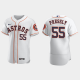 Men's Houston Astros #55 Ryan Pressly Home White Flex Base MLB Jersey