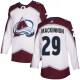 Adidas Colorado Avalanche #29 Nathan MacKinnon White Road Stitched NHL Jersey