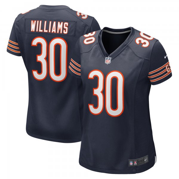 Women's Chicago Bears Joejuan Williams Nike  Navy  Game Jersey