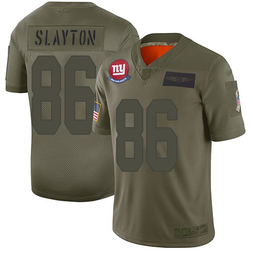 Men's New York Giants #86 Darius Slayton Camo Stitched NFL Limited 2019 Salute To Service Jersey