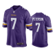 Men's Minnesota Vikings #7 Patrick Peterson Purple Game Jersey