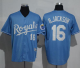 Kansas City Royals #16 Bo Jackson Light Blue New Cool Base Alternate 1 Stitched MLB Jersey