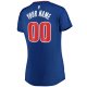 Women's Detroit Pistons Fanatics Royal Fast Break Custom Jersey - Icon Edition