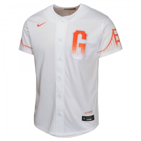 Youth San Francisco Giants Mike Yastrzemski Nike White City Connect Limited Player Jersey