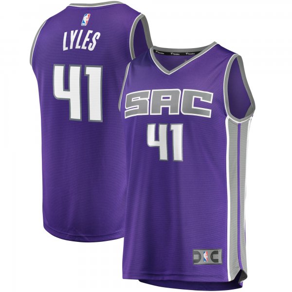 Men's Sacramento Kings Trey Lyles Fanatics Purple Fast Break Replica Jersey - Icon Edition