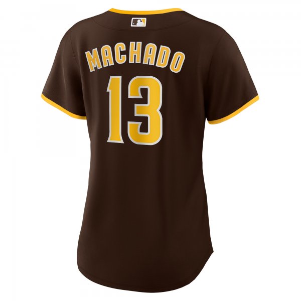 Women's San Diego Padres Manny Machado Nike Brown Road Replica Player Jersey