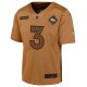 Youth Denver Broncos Russell Wilson Nike Brown 2023 Salute To Service Limited Jersey