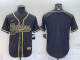 Men's Las Vegas Raiders Blank Black Stitched Baseball Cool Base Jersey