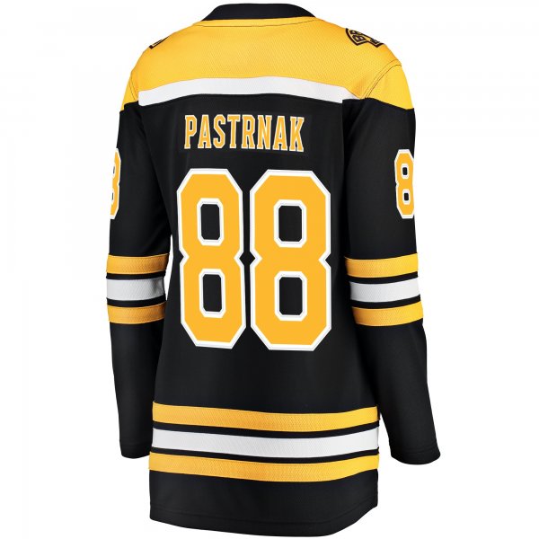 Women's Boston Bruins David Pastrnak Fanatics Black Breakaway Player Jersey