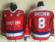 Washington Capitals #8 Alex Ovechkin Red CCM Throwback Stitched Youth NHL Jersey