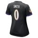 Women's Baltimore Ravens Roquan Smith Nike Black Team Game Jersey