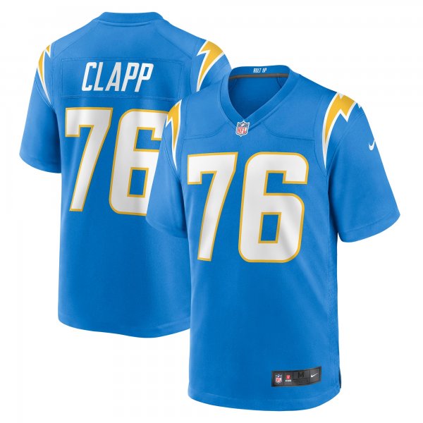 Men's Los Angeles Chargers Will Clapp Nike Powder Blue Game Jersey