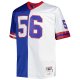 Men's New York Giants Lawrence Taylor Mitchell & Ness Royal/White Big & Tall Split Legacy Retired Player Replica Jersey