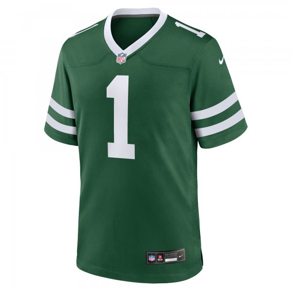 Men's New York Jets Ahmad Sauce Gardner Nike Legacy Green Game Jersey