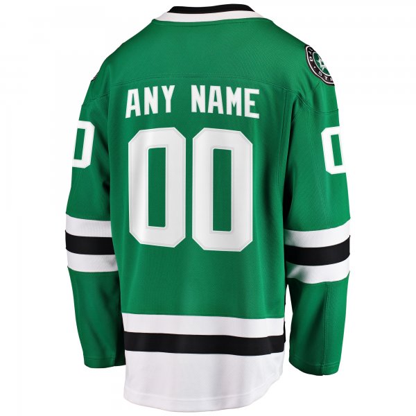 Men's Dallas Stars Fanatics Green Home Breakaway Custom Jersey