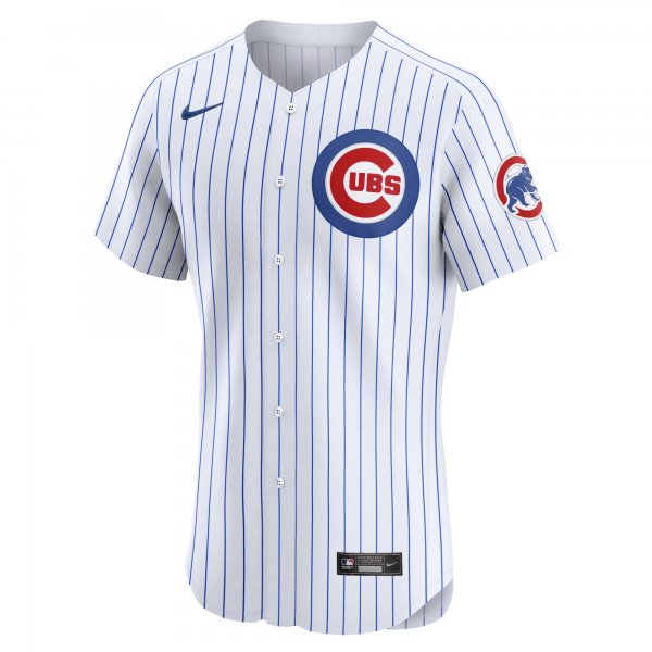 Men's Chicago Cubs Mark Leiter Jr. Nike White Home Elite Player Jersey