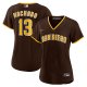 Women's San Diego Padres Manny Machado Nike Brown Road Replica Player Jersey