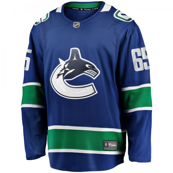 Men's Vancouver Canucks Ilya Mikheyev Fanatics Blue Home Breakaway Jersey