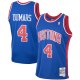 Men's Detroit Pistons Joe Dumars Mitchell & Ness Blue 1988/89 Hardwood Classics Swingman Jersey