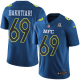 Nike Green Bay Packers #69 David Bakhtiari Navy Men's Stitched NFL Limited NFC 2017 Pro Bowl Jersey