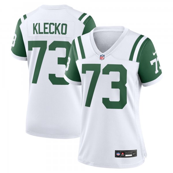 Women's New York Jets #73 Joe Klecko Nike White Classic Alternate Retired Player Jersey