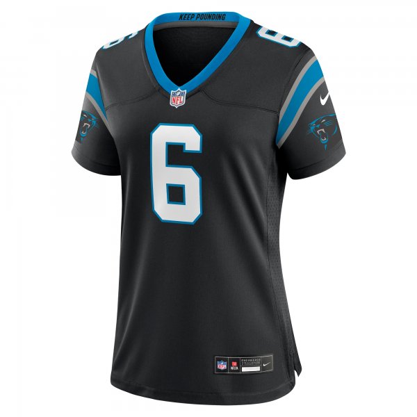 Women's Carolina Panthers Miles Sanders Nike Black Team Game Jersey