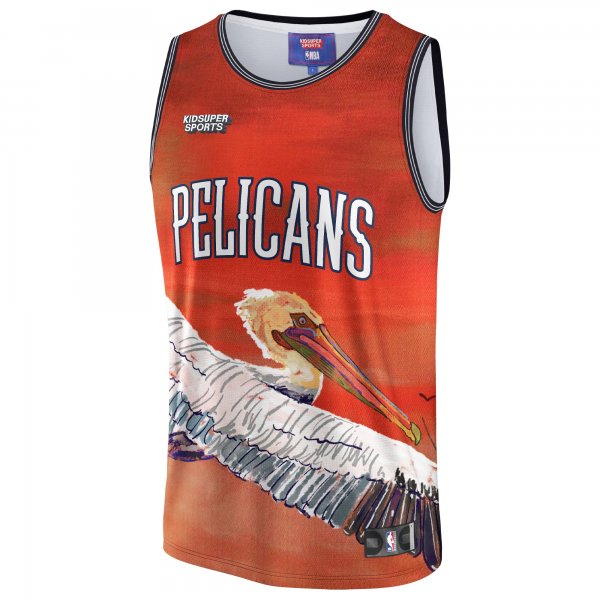 Unisex New Orleans Pelicans NBA & KidSuper Studios by Fanatics Red Hometown Jersey