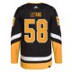 Men's Pittsburgh Penguins Kris Letang adidas Black Alternate Primegreen Player Jersey